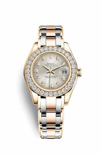 Rolex Datejust Pearlmaster 29 Tridor Diamond Silver Diamonds 80298-0048 — фото часов Rolex Datejust Pearlmaster 29 Tridor Diamond Silver Diamonds 80298-0048 — фото часов