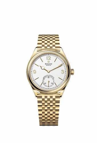 Rolex Perpetual 1908 39 Yellow Gold / White / Bracelet 52508-0008