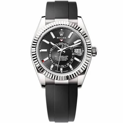 Rolex Sky-Dweller White Gold / Black / OysterFlex 336239-0002