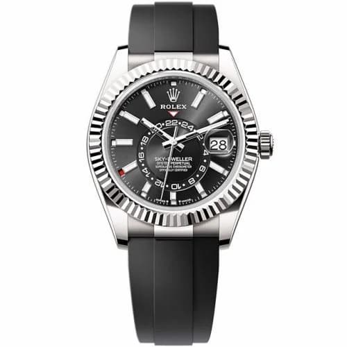 Rolex Sky-Dweller White Gold / Black / OysterFlex 336239-0002