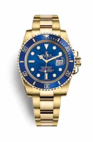 Rolex Submariner Date Yellow Gold / Blue 116618LB-0003 — фото часов Rolex Submariner Date Yellow Gold / Blue 116618LB-0003 — фото часов