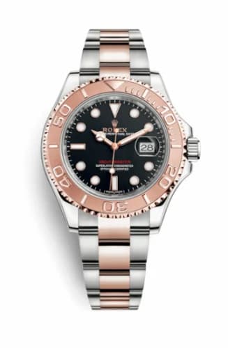 Rolex Yacht-Master 40 Rolesor Everose / Black 116621-0002 — фото часов Rolex Yacht-Master 40 Rolesor Everose / Black 116621-0002 — фото часов