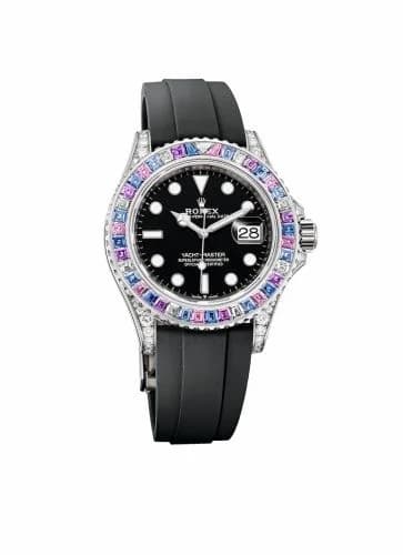 Rolex Yacht-Master 40 White Gold - Diamond / Sapphire 126679SABR-0001 — фото часов Rolex Yacht-Master 40 White Gold - Diamond / Sapphire 126679SABR-0001 — фото часов