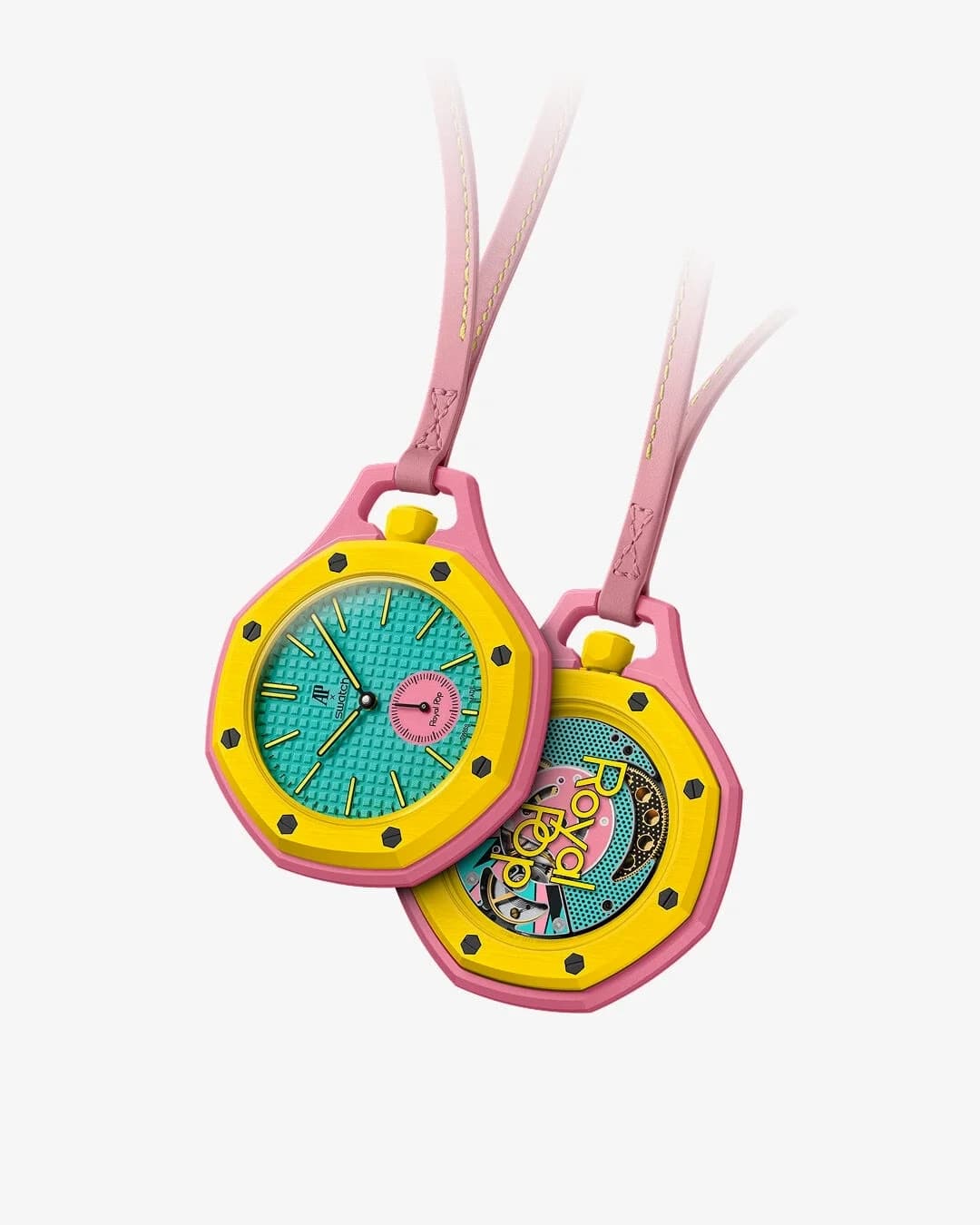 Swatch Audemars Piguet × Swatch Royal Pop Otg Roz SSX03J100N — фото часов Swatch Audemars Piguet × Swatch Royal Pop Otg Roz SSX03J100N — фото часов