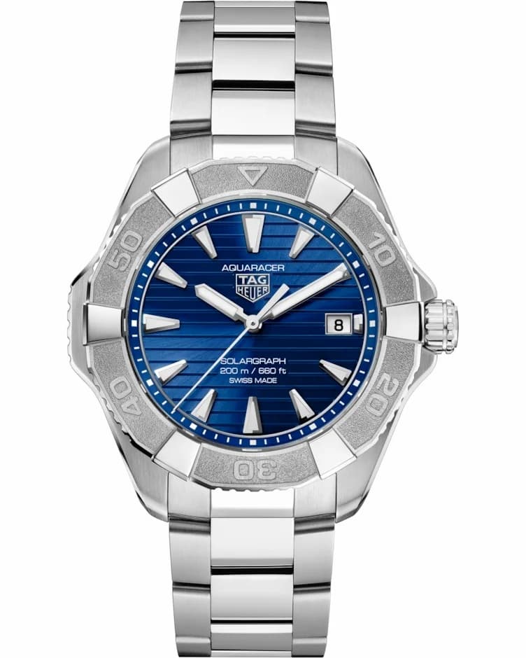 TAG Heuer Aquaracer Professional 200 Solargraph 40 Stainless Steel / Blue / Bracelet WBP1117.BA0047