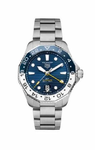 TAG Heuer Aquaracer Professional 300 GMT Stainless Steel / Blue / Bracelet WBP2010.BA0632