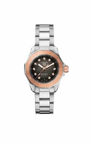 TAG Heuer Aquaracer Professional 200 Automatic 30 Stainless Steel - Rose Gold / Black / Bracelet WBP2451.BA0622