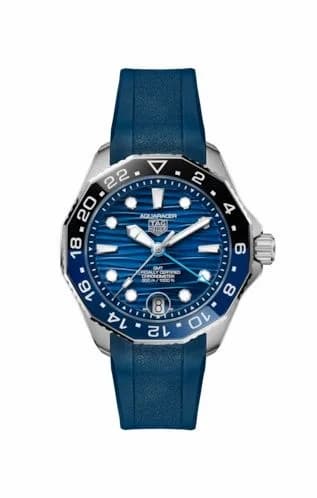 TAG Heuer Aquaracer Professional 300 GMT 42 Stainless Steel / Blue / Rubber WBP5114.FT6259