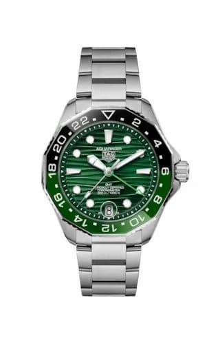 TAG Heuer Aquaracer Professional 300 GMT 42 Stainless Steel / Green WBP5115.BA0013
