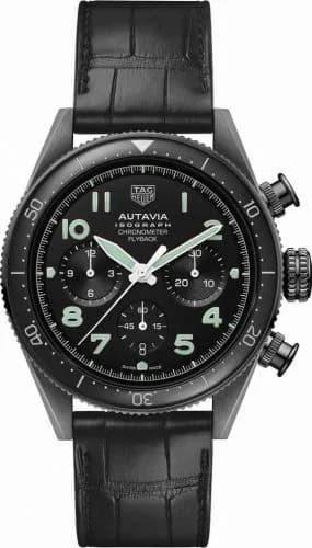 TAG Heuer Autavia Heuer 02 Isograph Stainless Steel / Black / Bracelet CBE5115.FC8280