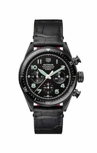 TAG Heuer Autavia Heuer 02 Chronometer Flyback DLC / Black CBE511C.FC8280