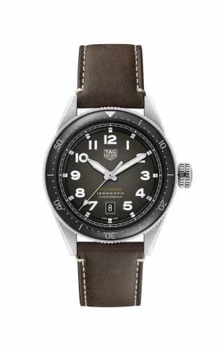 TAG Heuer Autavia Isograph Calibre 5 Stainless Steel / Black / Leather WBE5110.FC8266
