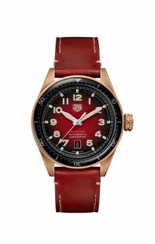 TAG Heuer Autavia Calibre 5 Bronze / Red WBE5192.FC8300