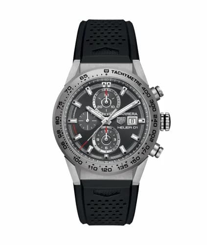 TAG Heuer Carrera Calibre Heuer 01 43 Titanium / Grey / Rubber CAR208Z.FT6046