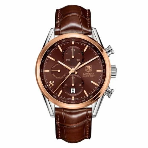 TAG Heuer Carrera Calibre 1887 41 Stainless Steel - Yellow Gold / Swiss Limited Edition CAR2151.FC6291