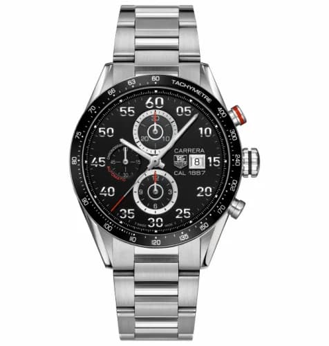 TAG Heuer Carrera Calibre 1887 43 Stainless Steel / Black / Bracelet CAR2A10.BAO799