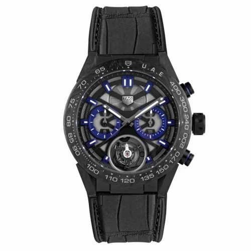 TAG Heuer Carrera Calibre Heuer 02T 45 Chronograph Tourbillon Dubai Skyline CAR5A8AJ.FC6415