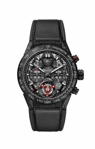 TAG Heuer Carrera Calibre Heuer 02T 45 Chronograph Tourbillon Titanium / Carbon / Nanograph CAR5A8B.FT6196