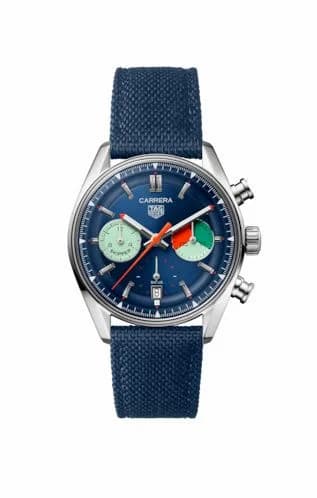 TAG Heuer Carrera Skipper Glass Box Stainless Steel / Blue CBS2213.FN6002