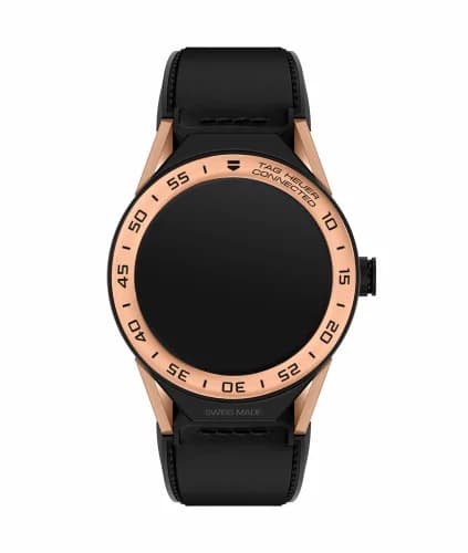 TAG Heuer Carrera Connected Modular 45 Black Titanium / Rose Gold / Black Calf SBF8A5000.32FT6079 — фото часов TAG Heuer Carrera Connected Modular 45 Black Titanium / Rose Gold / Black Calf SBF8A5000.32FT6079 — фото часов
