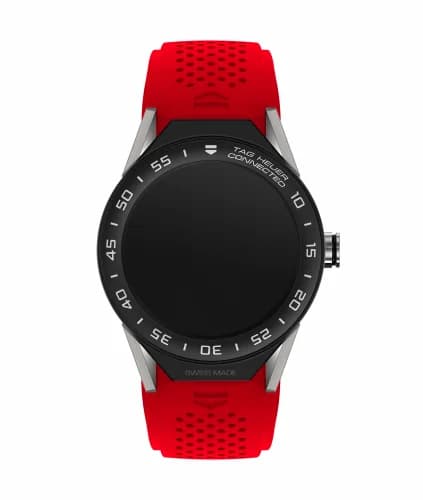 TAG Heuer Carrera Connected Modular 45 Titanium / Ceramic / Red Rubber SBF8A8001.11FT6080 — фото часов TAG Heuer Carrera Connected Modular 45 Titanium / Ceramic / Red Rubber SBF8A8001.11FT6080 — фото часов