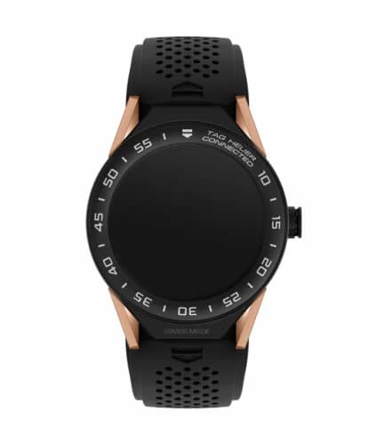 TAG Heuer Carrera Connected Modular 45 Black Titanium / Rose Gold / Ceramic / Black Rubber SBF8A8013.32FT6076 — фото часов TAG Heuer Carrera Connected Modular 45 Black Titanium / Rose Gold / Ceramic / Black Rubber SBF8A8013.32FT6076 — фото часов