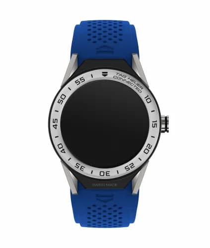 TAG Heuer Carrera Connected Modular 45 Titanium / Stainless Steel / Blue Electric Rubber SBF8A8014.11FT6118 — фото часов TAG Heuer Carrera Connected Modular 45 Titanium / Stainless Steel / Blue Electric Rubber SBF8A8014.11FT6118 — фото часов