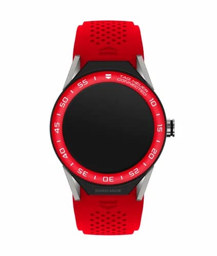 TAG Heuer Carrera Connected Modular 45 Titanium / Red Aluminum / Red Rubber SBF8A8015.11FT6080 — фото часов TAG Heuer Carrera Connected Modular 45 Titanium / Red Aluminum / Red Rubber SBF8A8015.11FT6080 — фото часов