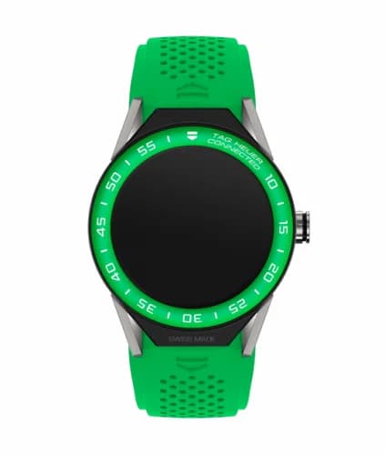 TAG Heuer Carrera Connected Modular 45 Titanium / Green Aluminum / Green Rubber SBF8A8018.11FT6083 — фото часов TAG Heuer Carrera Connected Modular 45 Titanium / Green Aluminum / Green Rubber SBF8A8018.11FT6083 — фото часов