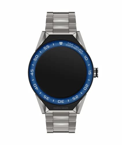 TAG Heuer Carrera Connected Modular 45 Titanium / Blue Aluminum / Bracelet SBF8A8019.10BF0608 — фото часов TAG Heuer Carrera Connected Modular 45 Titanium / Blue Aluminum / Bracelet SBF8A8019.10BF0608 — фото часов