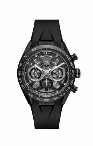 TAG Heuer Carrera Chronograph Extreme Sport DLC Titanium - Ceramic / Black / Rubber CBU2080.FT6272