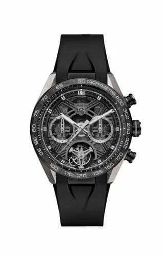 TAG Heuer Carrera Chronograph Tourbillon Extreme Sport Titanium - Forged Carbon / Black / Rubber CBU5080.FT6272