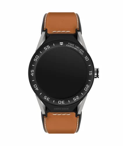TAG Heuer Carrera Connected Modular 45 Titanium / Ceramic / Brown Calf SBF8A8001.11FT6110 — фото часов TAG Heuer Carrera Connected Modular 45 Titanium / Ceramic / Brown Calf SBF8A8001.11FT6110 — фото часов