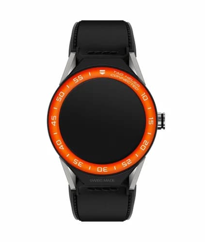 TAG Heuer Carrera Connected Modular 45 Titanium / Orange Aluminum / Black Calf SBF8A8016.11FT6079