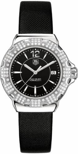 TAG Heuer Formula 1 Quartz 37 Stainless Steel / Diamond / Black / Fabric WAH1217FC6218 — фото часов TAG Heuer Formula 1 Quartz 37 Stainless Steel / Diamond / Black / Fabric WAH1217FC6218 — фото часов