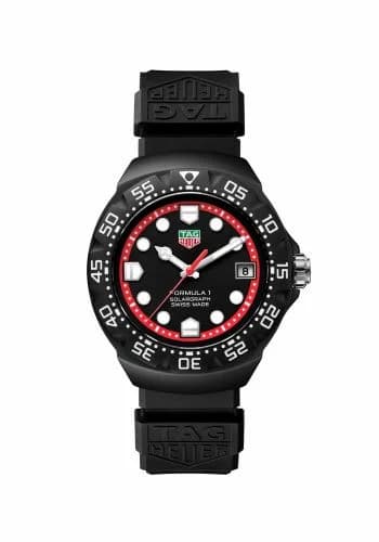 TAG Heuer Formula 1 Solargraph 38 DLC / Black / Rubber WBY1114.FT8084