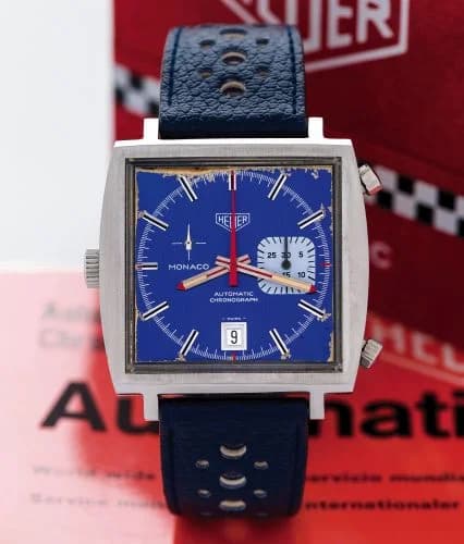 TAG Heuer Monaco Calibre 15 Blue 1533B — фото часов TAG Heuer Monaco Calibre 15 Blue 1533B — фото часов