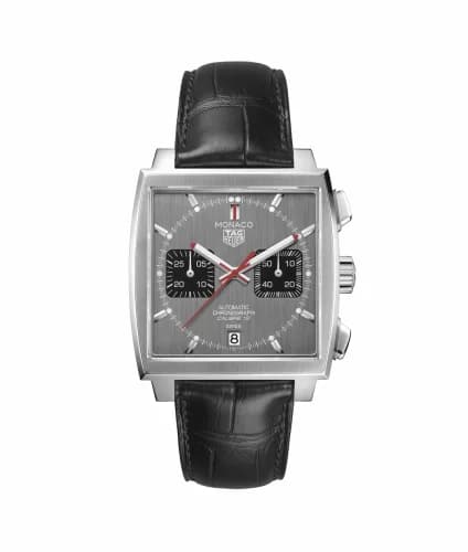 TAG Heuer Monaco Calibre 12 Stainless Steel / Grey / Final Edition CAW211J.FC6476