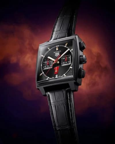 TAG Heuer Monaco Calibre Heuer 02 Titanium DLC / Max Verstappen CBL2180.FC6497-MV — фото часов TAG Heuer Monaco Calibre Heuer 02 Titanium DLC / Max Verstappen CBL2180.FC6497-MV — фото часов