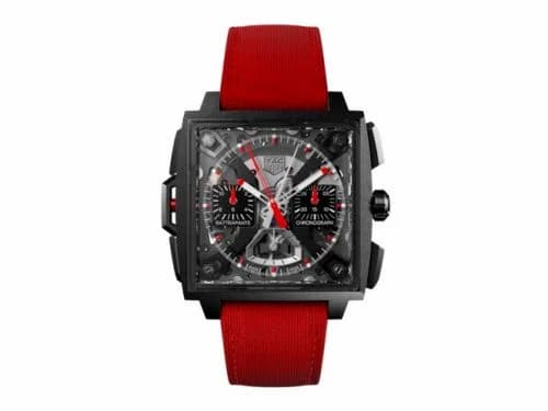 TAG Heuer Monaco Split-Seconds Chronograph Racing Red CBW2181.FC8322