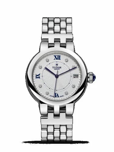 Tudor Clair de Rose 34 Stainless Steel / Silver-Diamond / Bracelet 35800-0004 — фото часов Tudor Clair de Rose 34 Stainless Steel / Silver-Diamond / Bracelet 35800-0004 — фото часов