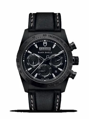 Tudor Fastrider Black Shield Ceramic / Black / Leather 42000CN-0017 — фото часов Tudor Fastrider Black Shield Ceramic / Black / Leather 42000CN-0017 — фото часов