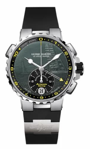 Ulysse Nardin Marine Regatta Stainless Steel / Artemis / Rubber 1553-155LE-3/E2-ART