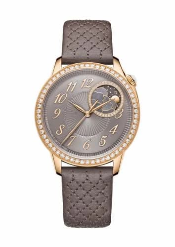 Vacheron Constantin Égérie Moonphase 37 Pink Gold - Diamond / Taupe 8005F/000R-B958
