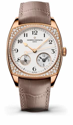 Vacheron Constantin Harmony Dual Time Pink Gold With Diamonds / Black Numerals 7805S/000R-B140