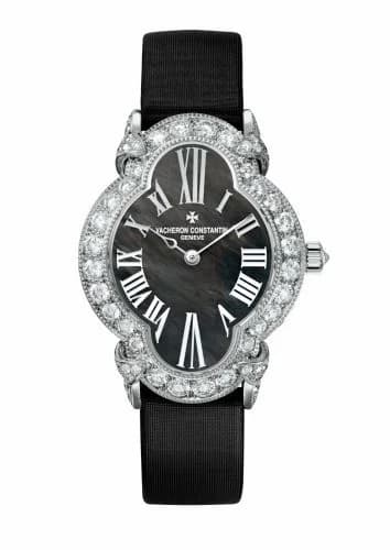 Vacheron Constantin Heures Créatives Romantique White Gold - Diamond / Black MOP 37640/000G-B659