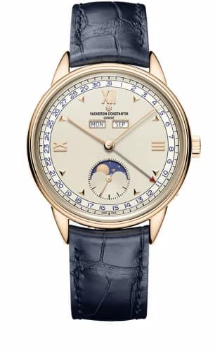 Vacheron Constantin Historiques Triple Calendrier 1948 Pink Gold / Silver / Blue 3100V/000R-B422 — фото часов Vacheron Constantin Historiques Triple Calendrier 1948 Pink Gold / Silver / Blue 3100V/000R-B422 — фото часов
