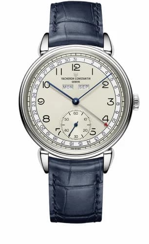 Vacheron Constantin Historiques Triple Calendrier 1942 Stainless Steel / Silver / Blue 3110V/000A-B426 — фото часов Vacheron Constantin Historiques Triple Calendrier 1942 Stainless Steel / Silver / Blue 3110V/000A-B426 — фото часов
