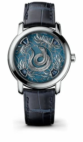 Vacheron Constantin Métiers d'Art The Legend of the Chinese Zodiac Year of the Snake Platinum 86073/000P-9752 — фото часов Vacheron Constantin Métiers d'Art The Legend of the Chinese Zodiac Year of the Snake Platinum 86073/000P-9752 — фото часов