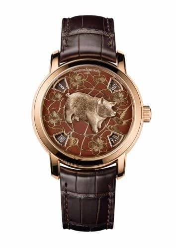 Vacheron Constantin Métiers d'Art The Legend of the Chinese Zodiac Year of the Pig Pink Gold 86073/000R-B429 — фото часов Vacheron Constantin Métiers d'Art The Legend of the Chinese Zodiac Year of the Pig Pink Gold 86073/000R-B429 — фото часов